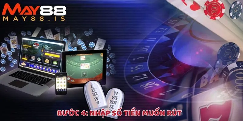 Nhập số tiền muốn rút