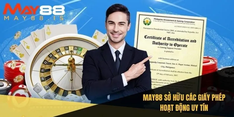 Danh sách các giấy phép hoạt động uy tín mà nhà cái đang sở hữu
